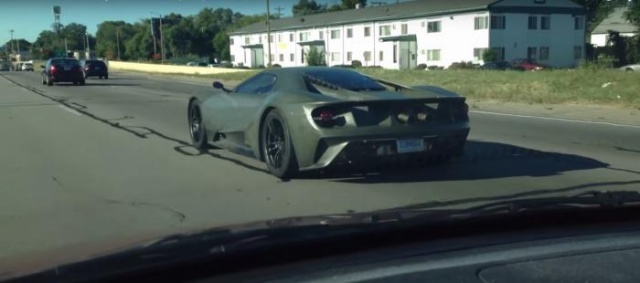 2017 GT Test Mule from Ford was seen in Detroit