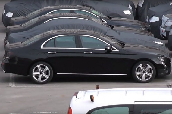 See 100 Prototypes of Next Year's Mercedes-Benz E-Class