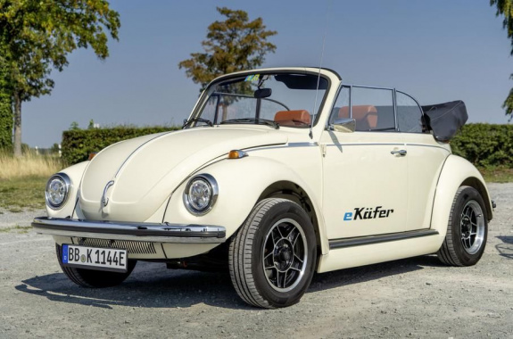 The classic Volkswagen Beetle became an electric car