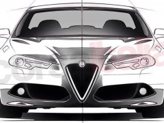 Unofficial Sketches of Alfa Romeo Giulia before its Presentation pic #4421