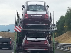 See partially revealed Fiat 500 Facelift pic #4463