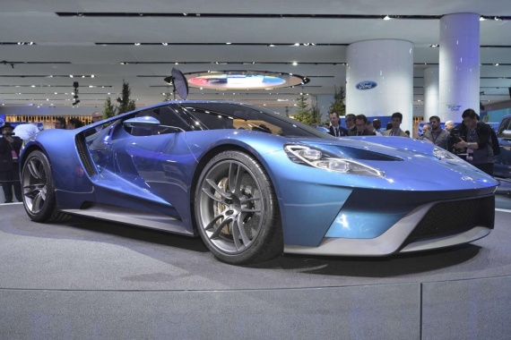 Ford GT Revealed with 600 hp and twin-turbo V6