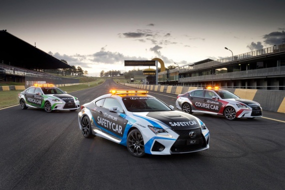 Lexus RC F Safety Car Presented for Eight-Cylinder Supercars