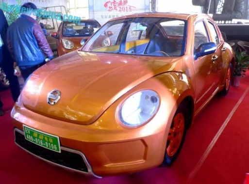 VIDOEV cheats VW Beetle, but adds Electric Motor and Rear Doors