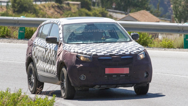 A New Qoros SUV captured in Southern Europe