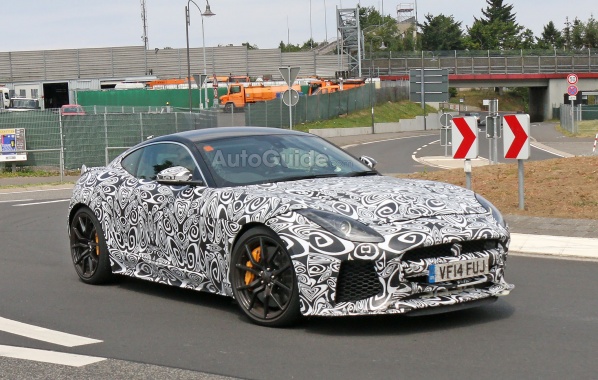 Spy Photos of the Jaguar F-Type SVR with Production Body
