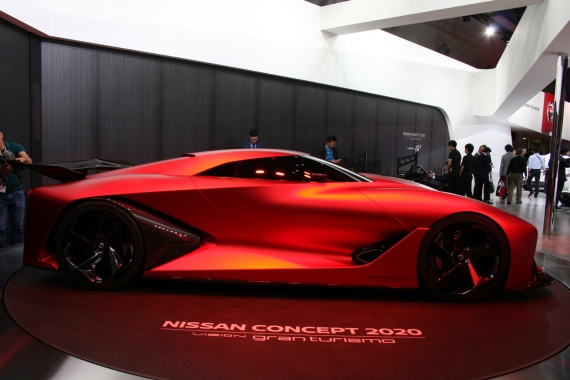 A Red Concept 2020 Vision Gran Turismo from Nissan