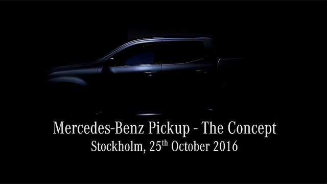 Debut Of Mercedes Pickup Truck Concept
