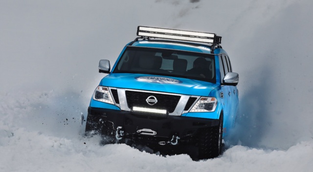 Nissan showed an unique Armada Snow Patrol