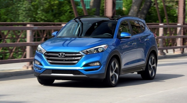 Hyundai Tucson equipped with a new engine