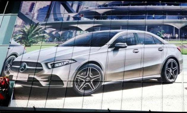 The exterior of sedan Mercedes-Benz A-Class is revealed