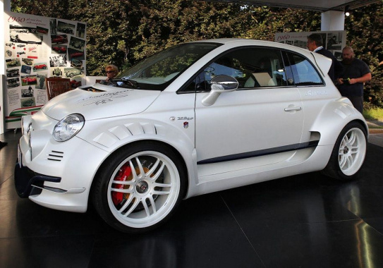 Tuners made of a Fiat 500 rear wheel drive car