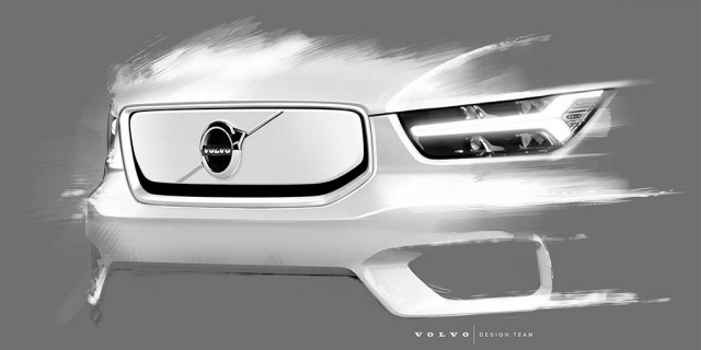 Electric Volvo XC40 more declassified
