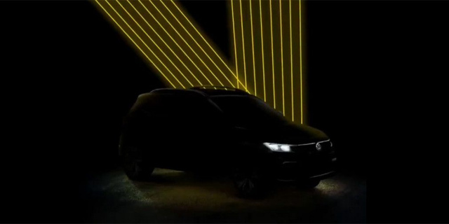 Volkswagen showed a teaser of the new SUV
