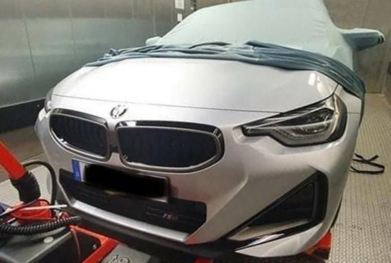 The latest BMW 2-Series Coupe declassified in the first photo