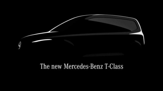 Mercedes-Benz T-Class minivan teaser appeared on the web