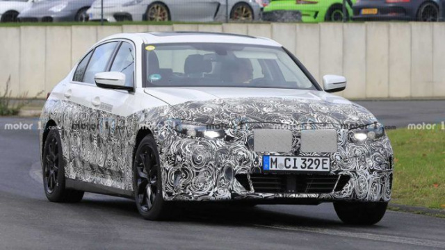 The first tests of the electric BMW 3-Series sedan has begun