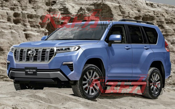 The new generation of Land Cruiser Prado is more declassified