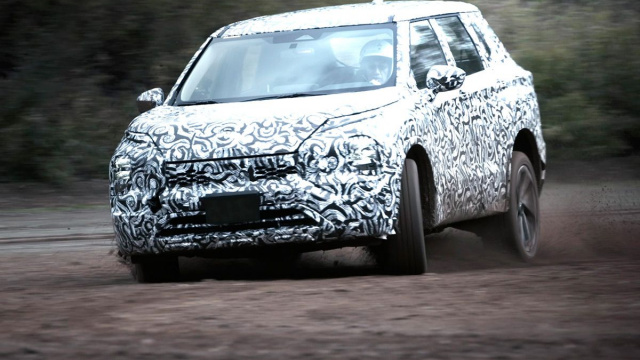 New Mitsubishi Outlander showed in a video for the first time