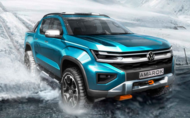 This is what the new Volkswagen Amarok will look like