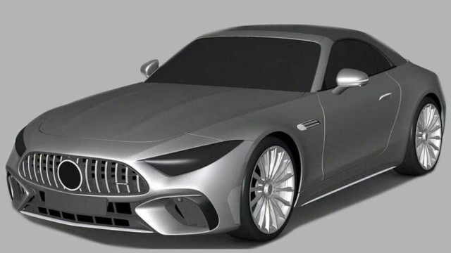 Patent photos of a promising convertible from Mercedes-AMG