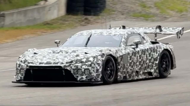 Lexus GR GT3 Prototype Roars Impressively During Laguna Seca Testing