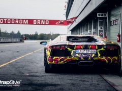 Psychedelic Lamborghini Aventador Wrapped by WrapStyle pic #4003