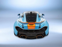 McLaren P1 has a Refined Look in Gulf Oil Colour pic #4048