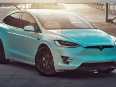 $188,000 For Non-Such Tiffany Blue Tesla Model X pic #5345