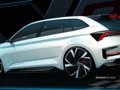 A precursor of the newest Skoda Rapid is the 245-strong hybrid