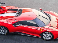 The presentation of a unique Ferrari for the track